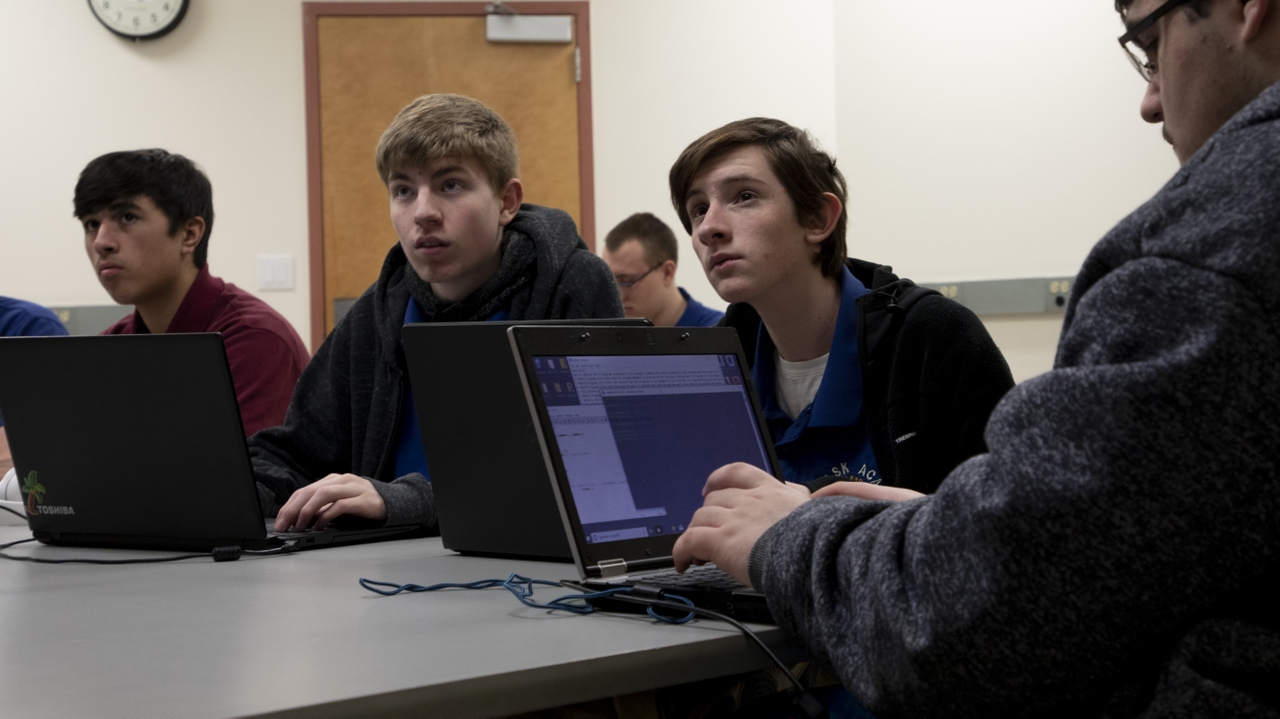 high school students photo