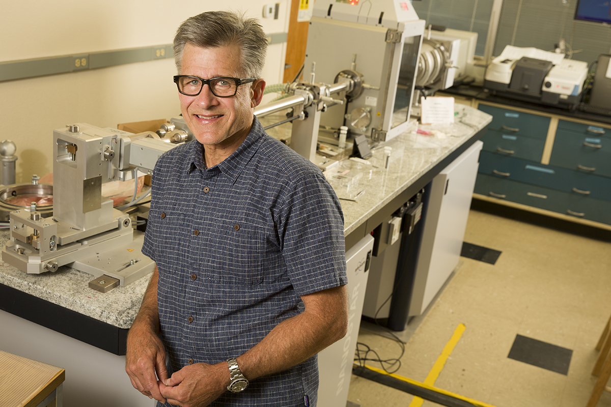 photo of Dr. Brinker in his laboratory