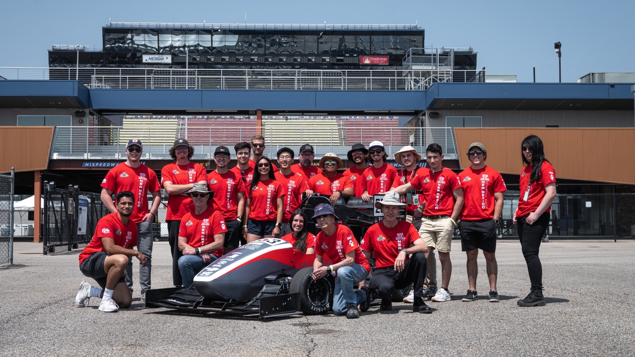 photo: 2023 FSAE team
