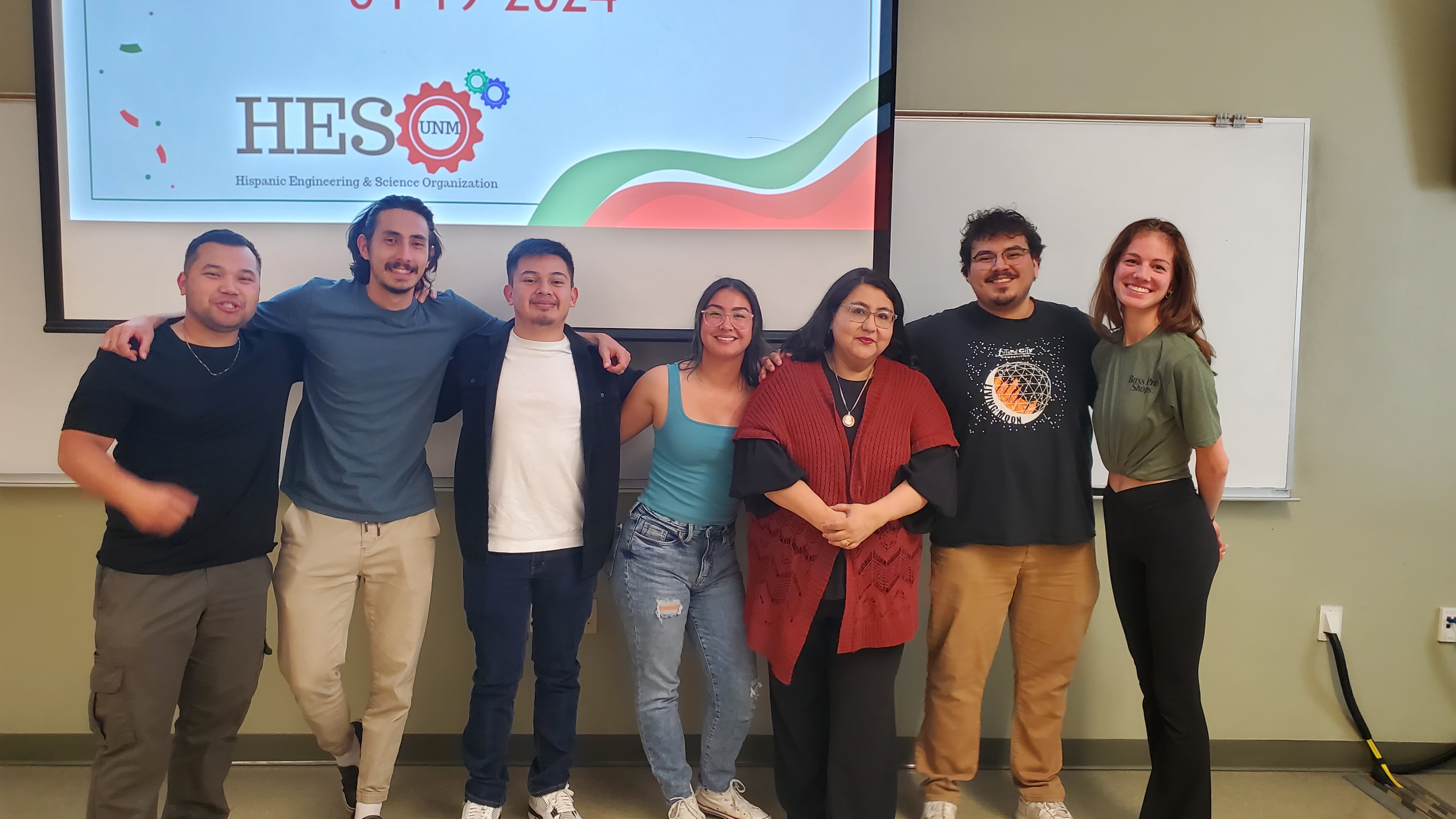 photo: Elsa Castillo with students