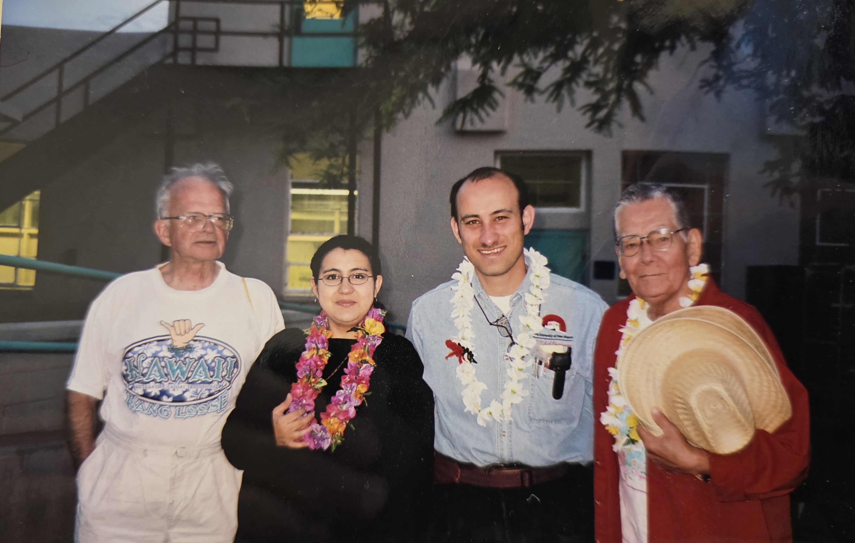 photo: Elsa Castillo and 3 other colleagues in Hawaii